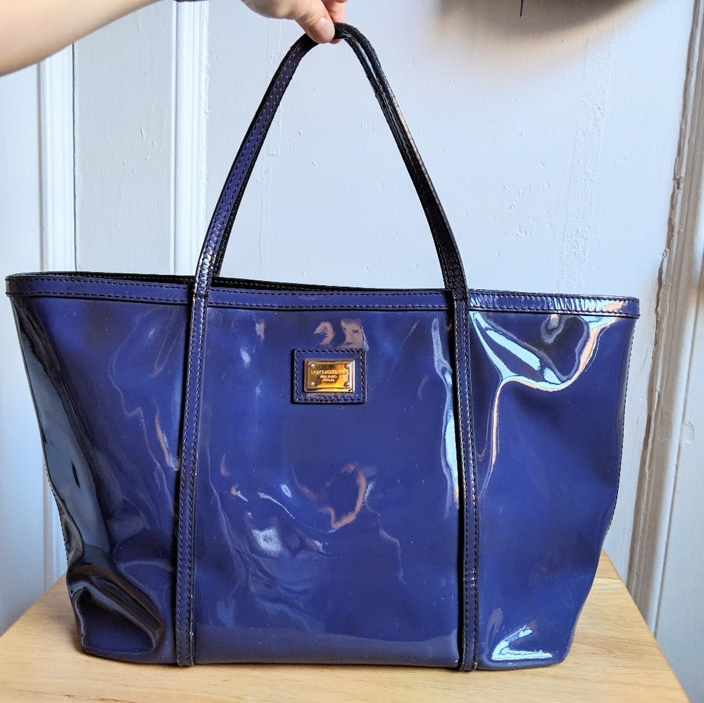 Authentic Dolce & Gabbana PVC leopard tote bag